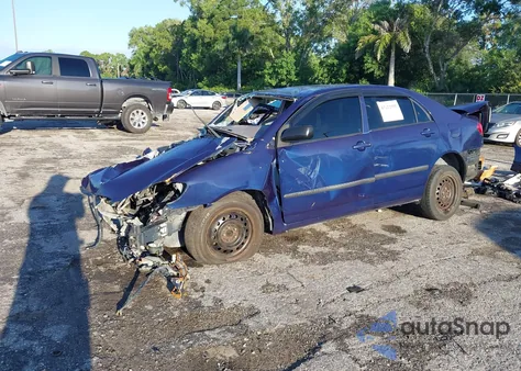 2007 Toyota Corolla Ce из США, поврежденный, VIN JTDBR32E870101287